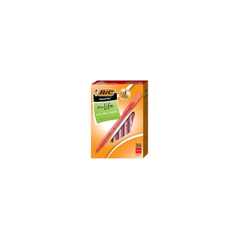 Bic Round Stic-Red